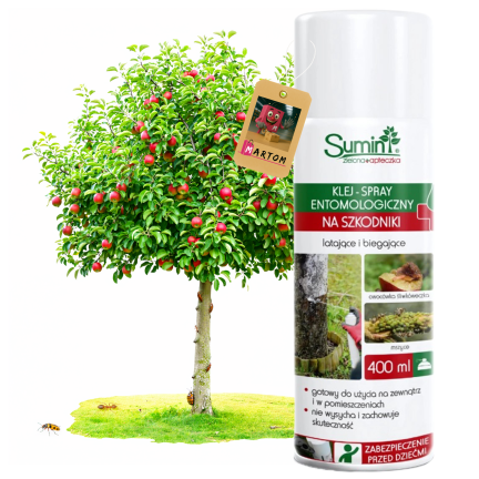 SUM72 – entomologický sprejový lepidlo k hubení škodlivého hmyzu na rostlinách, 400 ml