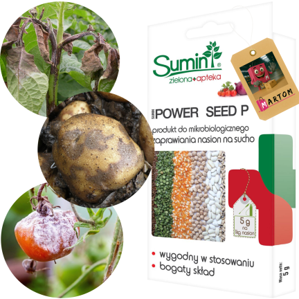 Ekologická přípravek na ošetření osiva, přírodní, bohaté složení, Power Seed, 5 g