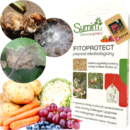 Sumin Fitoprotect, mikrobiologický přípravek, komplexní ochrana rostlin, 10 g