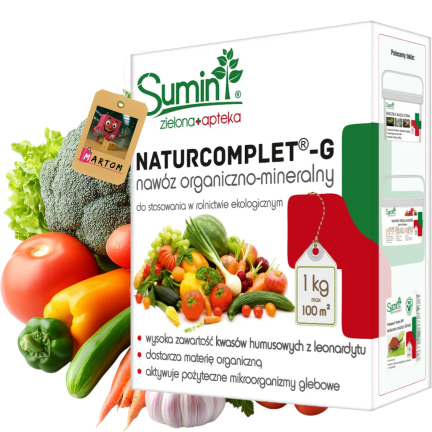 SUM86 organicko-minerální hnojivo naturcomplet-g, přírodní granulát