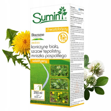 SUM29 – pro upravené trávníky, ničí plevel na trávníku, herbicid 250 ml, proti pampelišce