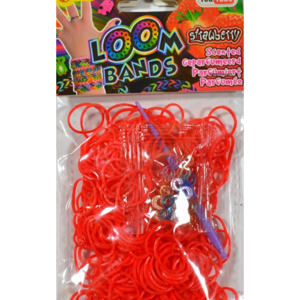 EE62 sada gumiček Loom Bands, 300 ks, voňavé