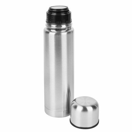 TD34 VAKUOVÁ OCELOVÁ TERMOSKA 500ML 0,5L TERMÁLNÍ LÁHEV Z NEREZOVÉ OCELI CLICK-CLACK