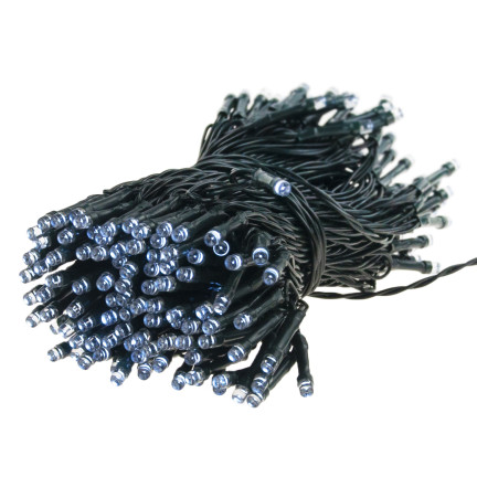 TG63191-1 vánoční světla, 200 LED, solární, studená bílá, venkovní, vánoční, zapichovací