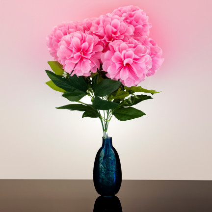 CV31148-3 dahlie, kytice umělých dahlíí, dahlia v kytici, růžové květy, krásné jako živé