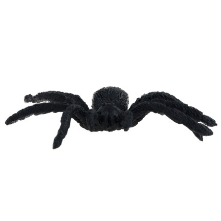Umělé pavouky, černé, halloweenská dekorace, realistické, 6 ks/sada