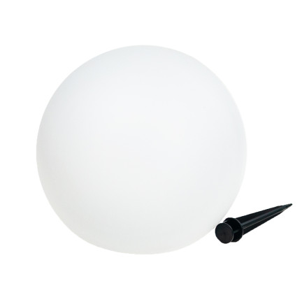 TG45639 solární kulová zahradní lampa LED bílá + RGB 20 cm