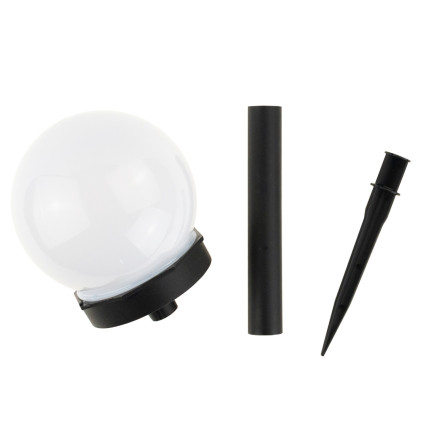 TG47830 solární zahradní lampy, kulová solární zahradní LED lampa, bílá, do zahrady
