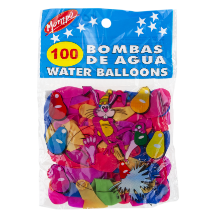TG48074 balónky – vodní bomby, pastelové, barevné balónky na vodu, sada 100 ks.
