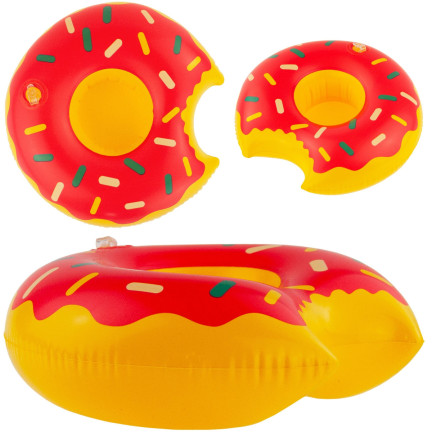 TG48118R podtácek pod hrnek s motivem růžového donutu, plovoucí