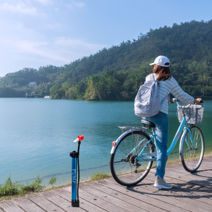 TG48229 cyklistická pumpa na míče s hadičkou