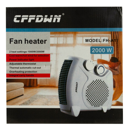 TG48256 elektrický radiátor 2000 W, termoventilátor
