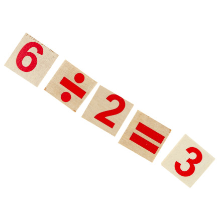 TG50050 matematická sada, dřevěné tyčinky, sada pro výuku počítání, matematika