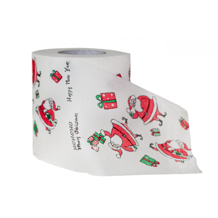TG53029 toaletní papír s vánočním motivem Santa Clause, vtipný