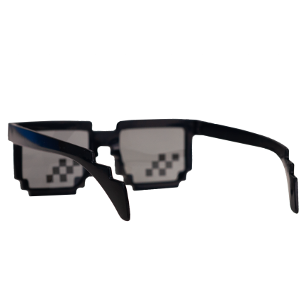 TG53186 sluneční brýle s motivem Minecraftu ve stylu pixel art, 8bit