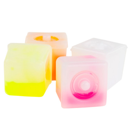 TG53193 barevné fluorescenční svítící kostky ledu, 12 ks, kostka ledu