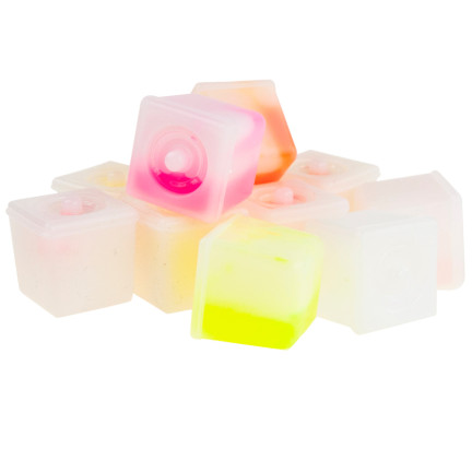 TG53193 barevné fluorescenční svítící kostky ledu, 12 ks, kostka ledu