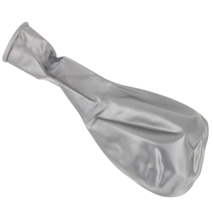 TG53244E metalické balónky, 5 ks, šedé, chromované, narozeniny