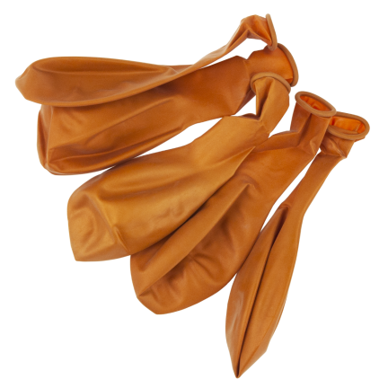 TG53244Z balóny metalické, 5 ks, zlaté chromové, metalické, narozeniny, svatba, oslava