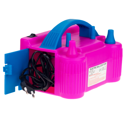 TG53414 elektrická pumpa na balónky, 2 trysky, výkonná, rychlá, 230 V, 600 W, balónky na oslavu