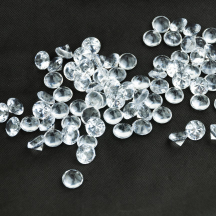TG55062 diamantové kamínky, krystaly, dekorativní konfety, průhledné diamanty