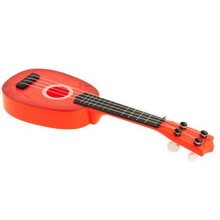 TG55528 bicí + kytara hudební sada s ukulele, bubny, činel a paličky pro děti