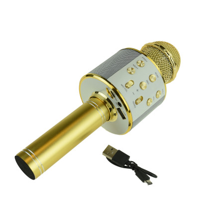 TG67276 bezdrátový karaoke mikrofon pro zpěv s reproduktorem a Bluetooth