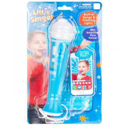 TG55534 – dětský karaoke mikrofon pro MP3 přehrávače a telefony