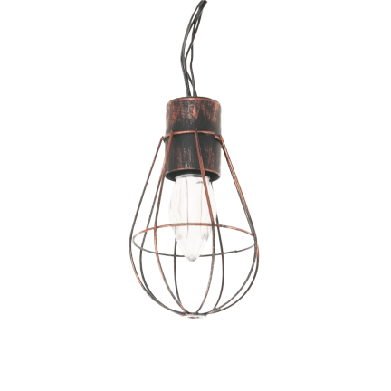 TG60432 solární lampičky s 10 LED diodami, ve stylu loft, drátěné, zahradní lampičky, girlanda na balkon