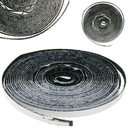 TG56031-2 samolepicí suchý zip, suchý zip na moskytiéry, černý samolepicí, 560 cm, 5,6 m