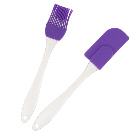 TG56161 špachtle + silikonový štětec, lopatkový štětec, 2 ks