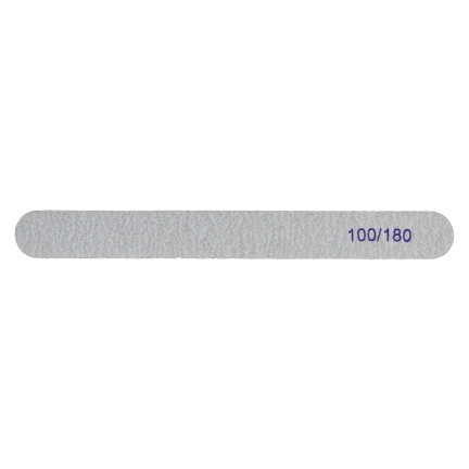 TG56421 pilník na nehty, rovný, zrnitost 100/180, bílý, oboustranný