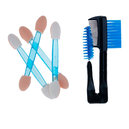 TG56470 sada štětců na oční make-up, oční stíny, obočí a řasy