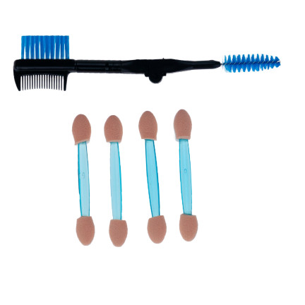 TG56470 sada štětců na oční make-up, oční stíny, obočí a řasy