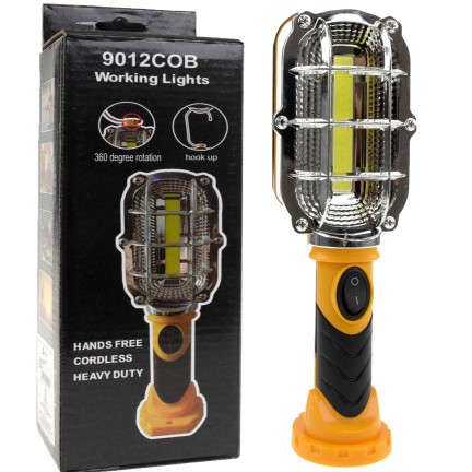 TG56630 – profesionální dílenská lampa, svítilna s magnetickým háčkem, LED, kanálová, baterie AAA, R6