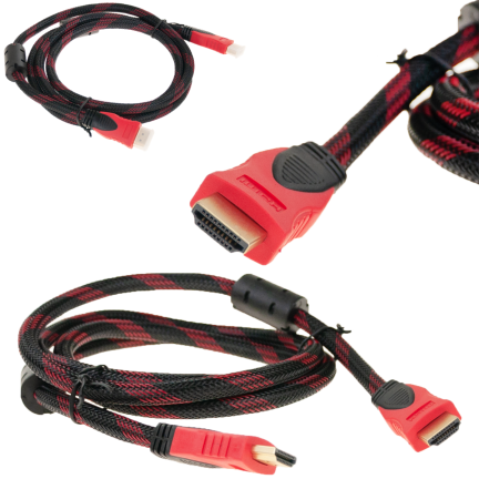 TG56657 kabel HDMI – HDMI 1,5 m, 3D – 4K Full HD, opletený