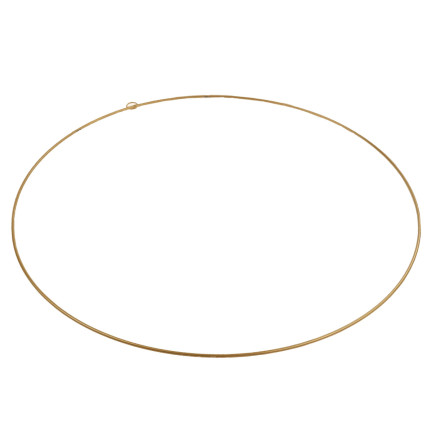 TG57549 dekorativní kovový kruh, zlatý, podstavec pro aranžmá, 40 cm