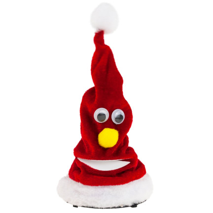 TG59735 čepice Santa Clause, hrající, tančící, vtipná, vánoční