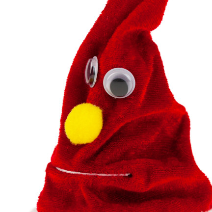 TG59735 čepice Santa Clause, hrající, tančící, vtipná, vánoční