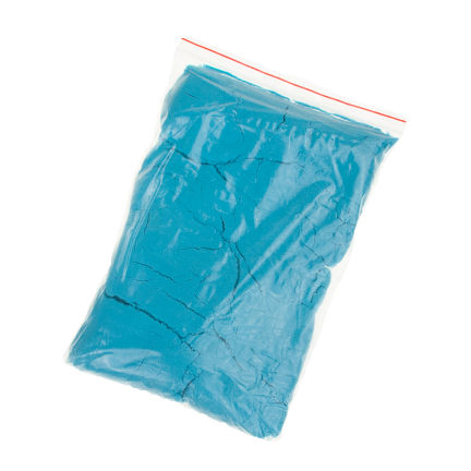 TG60132-1 kinetický magický písek 1 kg, písek „Piaskolina“, barva: modrá