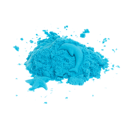 TG60132-1 kinetický magický písek 1 kg, písek „Piaskolina“, barva: modrá