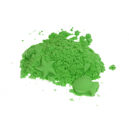 TG60132-3 kinetický magický písek 1 kg, pískovina, barva: zelená