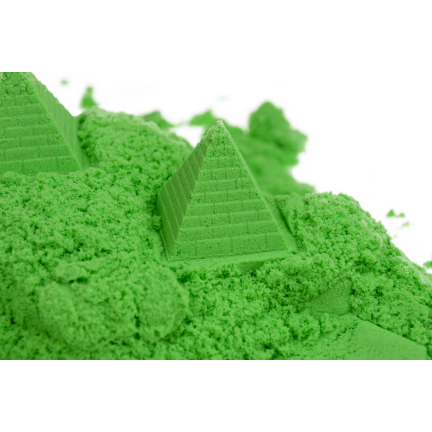 TG60132-3 kinetický magický písek 1 kg, pískovina, barva: zelená