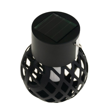 TG60446 solární lampa, pochodeň, závěsná LED lampa, loftový lucernička, prolamovaná