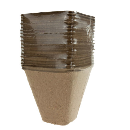 TG60480 RAŠELINOVÉ KVĚTINÁČE P8 BIOLOGICKY ROZLOŽITELNÉ SAZENICE 8 CM 18 KS