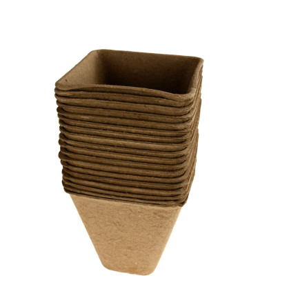 TG60480 RAŠELINOVÉ KVĚTINÁČE P8 BIOLOGICKY ROZLOŽITELNÉ SAZENICE 8 CM 18 KS