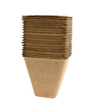 TG60480 RAŠELINOVÉ KVĚTINÁČE P8 BIOLOGICKY ROZLOŽITELNÉ SAZENICE 8 CM 18 KS