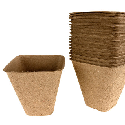 TG60480 RAŠELINOVÉ KVĚTINÁČE P8 BIOLOGICKY ROZLOŽITELNÉ SAZENICE 8 CM 18 KS