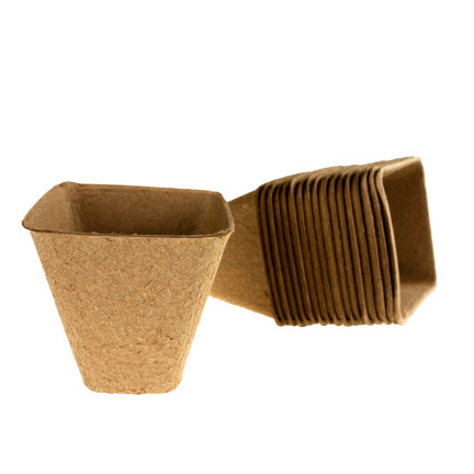 TG60480 RAŠELINOVÉ KVĚTINÁČE P8 BIOLOGICKY ROZLOŽITELNÉ SAZENICE 8 CM 18 KS