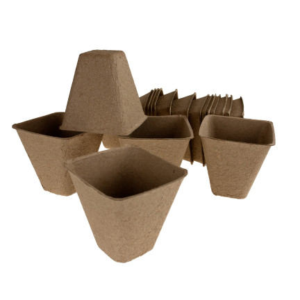 TG60480 RAŠELINOVÉ KVĚTINÁČE P8 BIOLOGICKY ROZLOŽITELNÉ SAZENICE 8 CM 18 KS